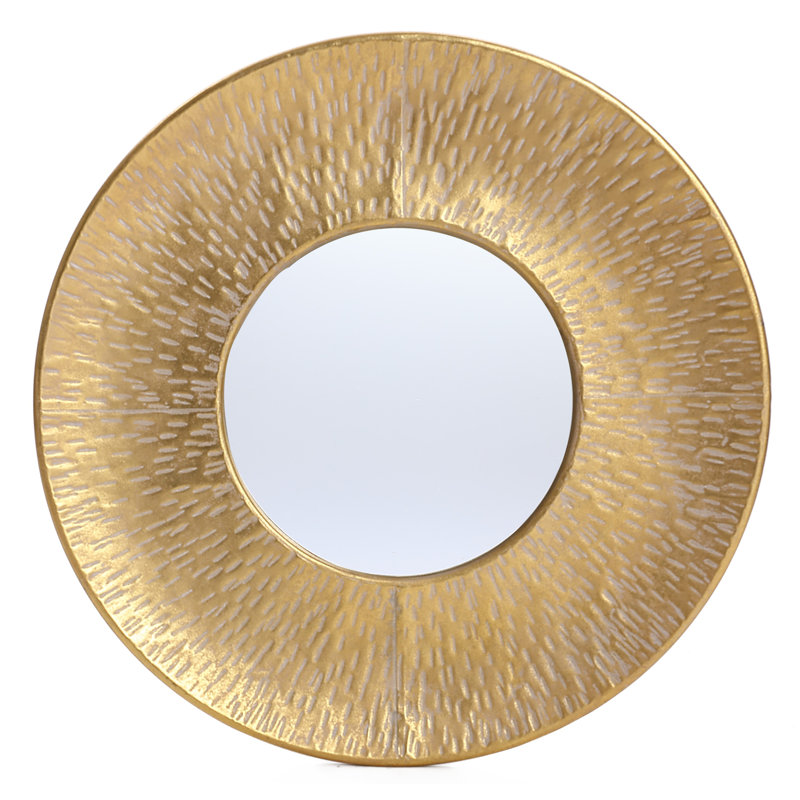 Mercer Mikaylee Round Metal Wall Mirror Reviews Wayfair